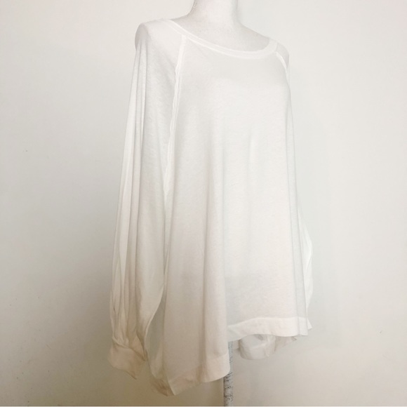 NWT FREE PEOPLE She’s Everything LS Solid in White Size Medium - Picture 4 of 14